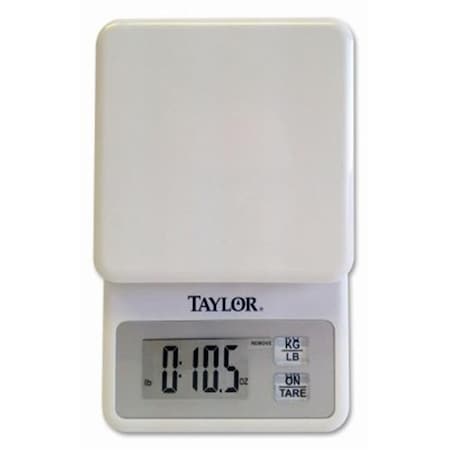 TAYLOR PRECISION PRODUCTS Taylor Precision Products 220790 Compact Digital Kitchen Scale; White 220790